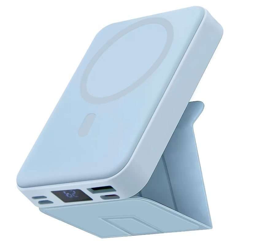 10000mAh Magnetic Power Bank – Portable Wireless Fast Charger with LED Display, 22.5W PD & MagSafe Battery Pack for iPhone 12/13/14/15 Series