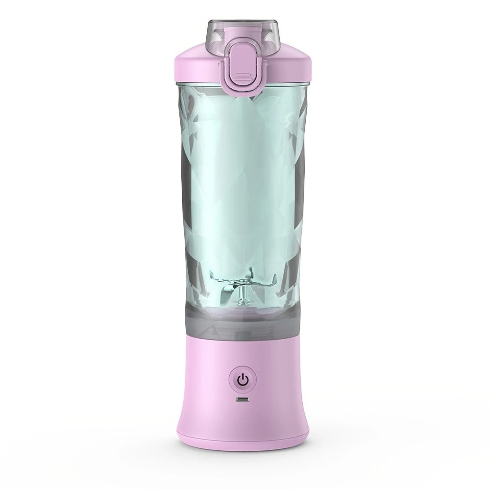 Portable Blender 600ML – USB Rechargeable Smoothie Maker, 4000mAh Mini Juicer Cup