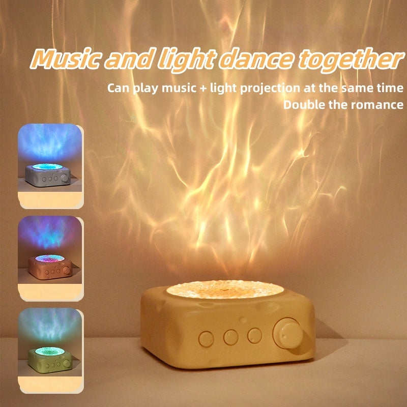 Cheese Bluetooth Wireless Speaker | Portable Retro Speaker in Green & Yellow