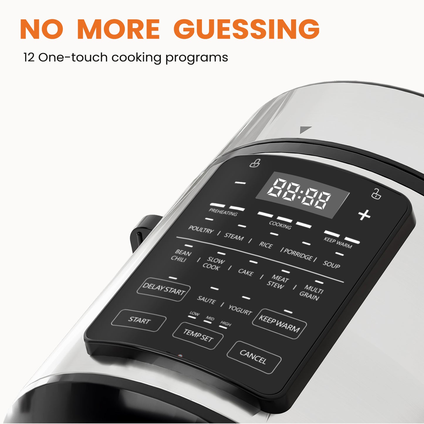 9-in-1 Electric Pressure Cooker – Multi-Functional Smart Pot, Rice Cooker, Slow Cooker & More