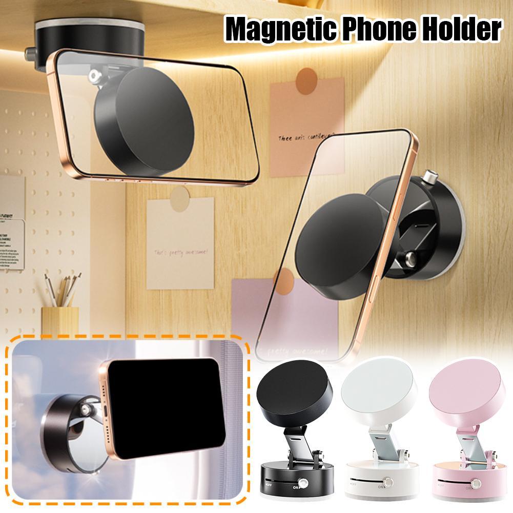 Foldable Magnetic Car Phone Holder – Strong Suction Cup, Hands-Free Mount for Smartphones