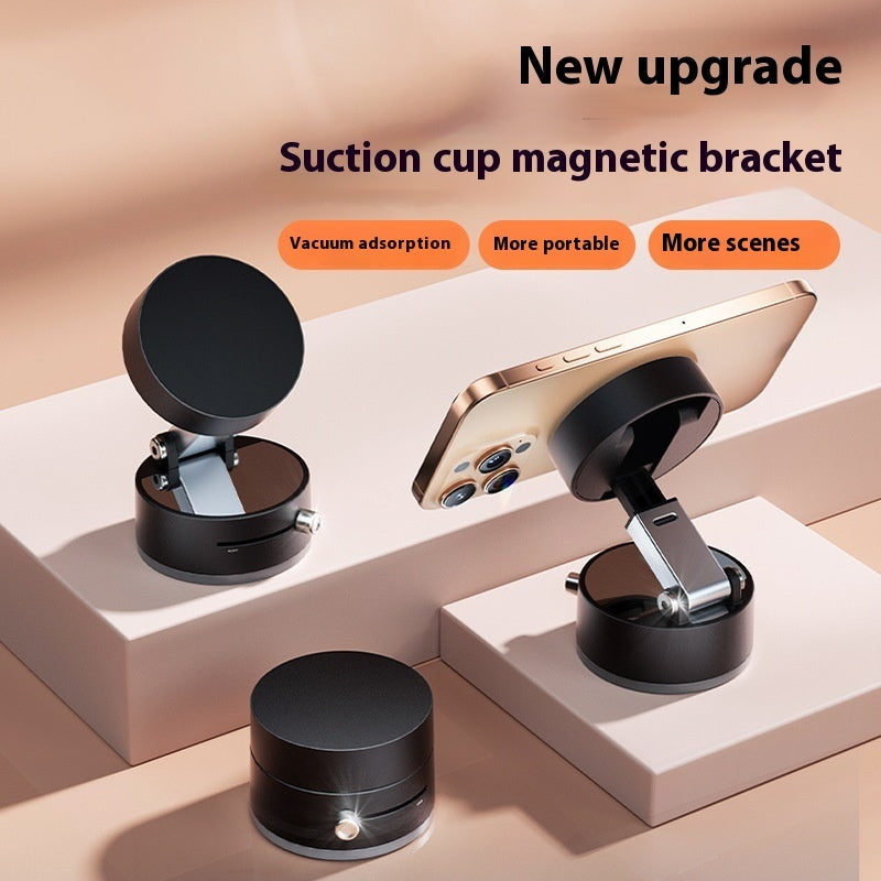 Foldable Magnetic Car Phone Holder – Strong Suction Cup, Hands-Free Mount for Smartphones