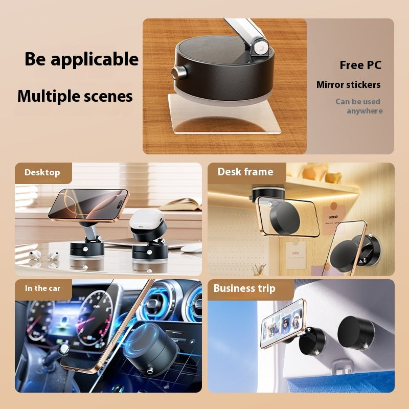 Foldable Magnetic Car Phone Holder – Strong Suction Cup, Hands-Free Mount for Smartphones