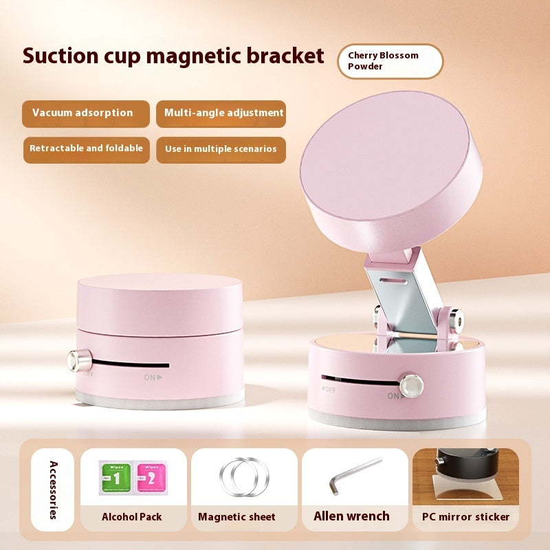 Foldable Magnetic Car Phone Holder – Strong Suction Cup, Hands-Free Mount for Smartphones