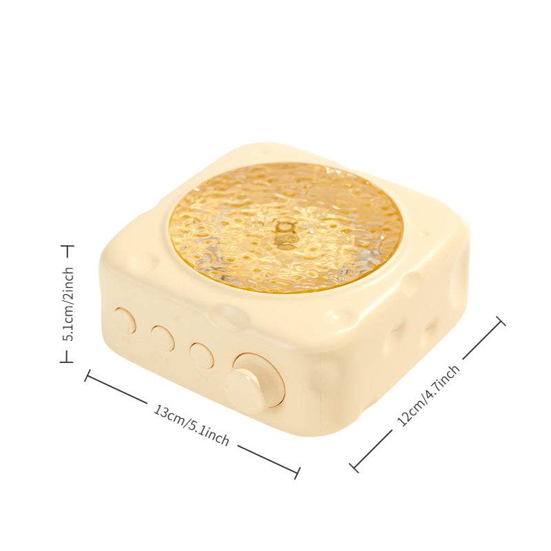 Cheese Bluetooth Wireless Speaker | Portable Retro Speaker in Green & Yellow