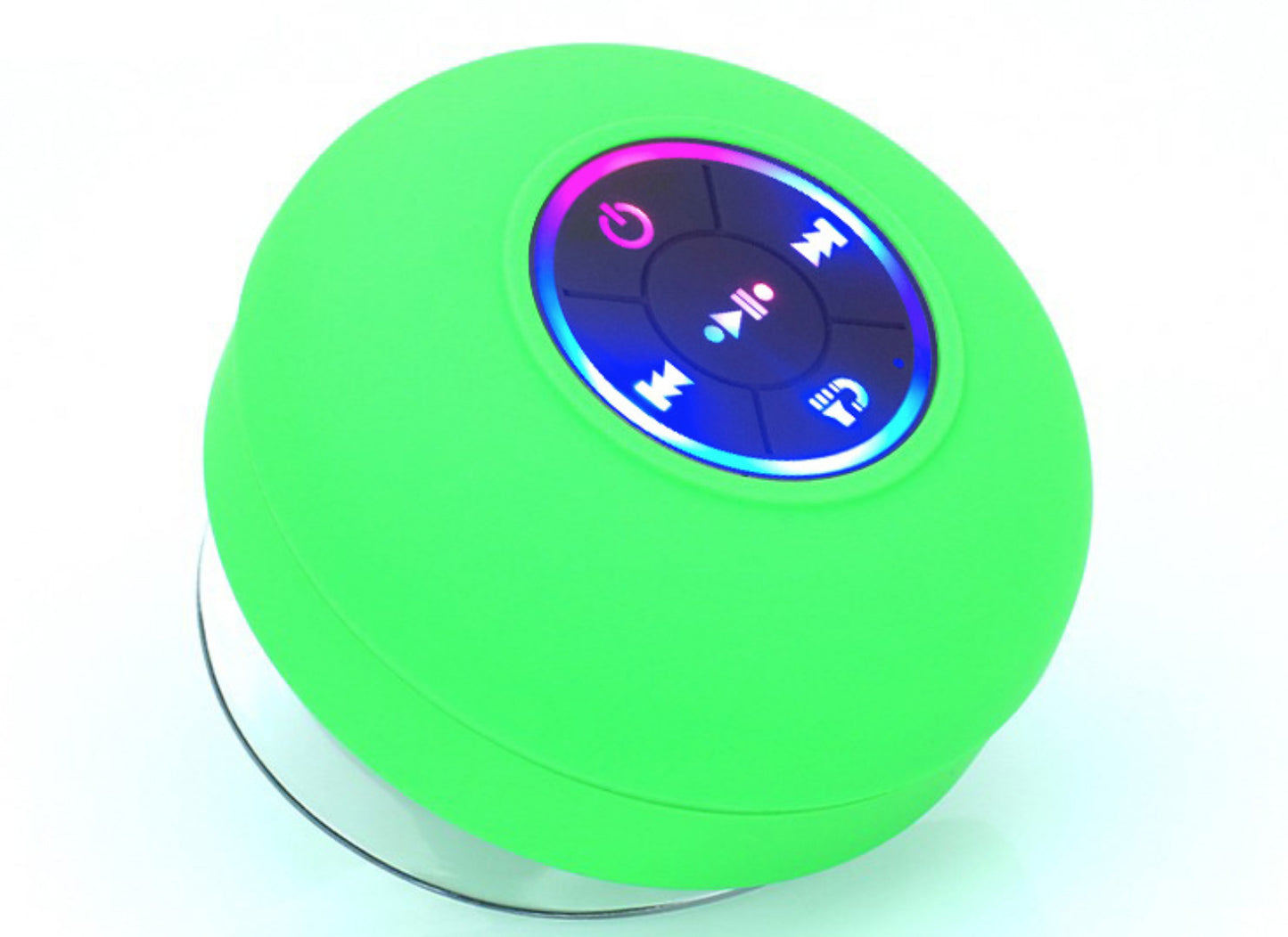 BTS07 Waterproof Bluetooth Speaker – Large Suction Cup, LED Light, Portable Wireless Audio
