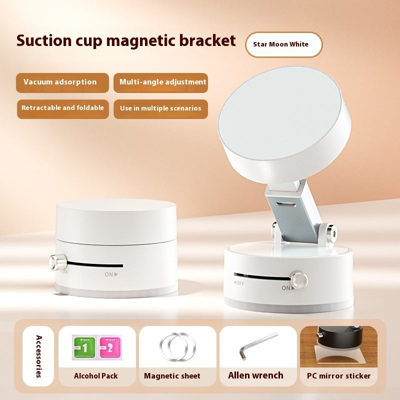 Foldable Magnetic Car Phone Holder – Strong Suction Cup, Hands-Free Mount for Smartphones
