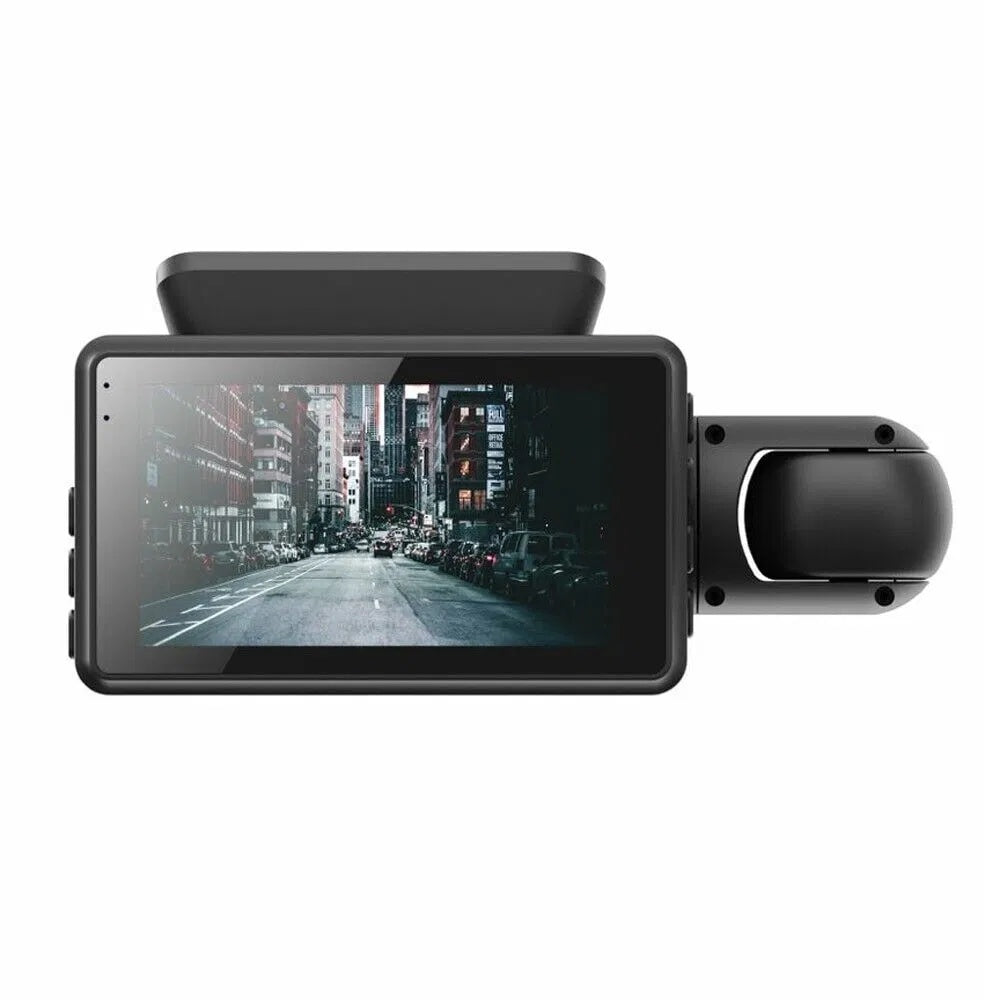 1080P Dual Lens Car DVR Dash Cam – Front & Inside Camera with G-Sensor