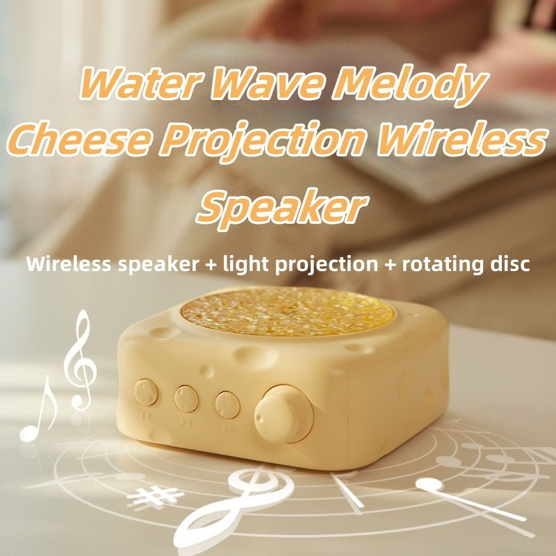 Cheese Bluetooth Wireless Speaker | Portable Retro Speaker in Green & Yellow
