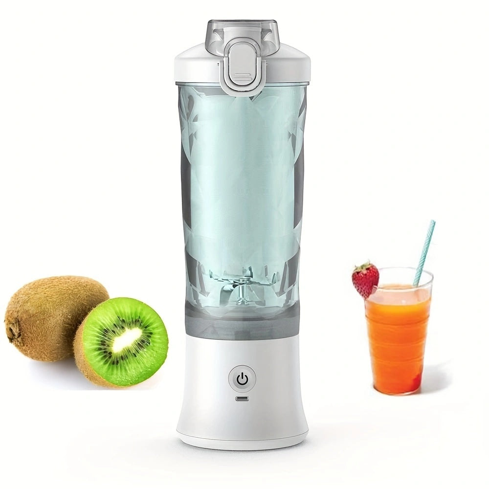 Portable Blender 600ML – USB Rechargeable Smoothie Maker, 4000mAh Mini Juicer Cup