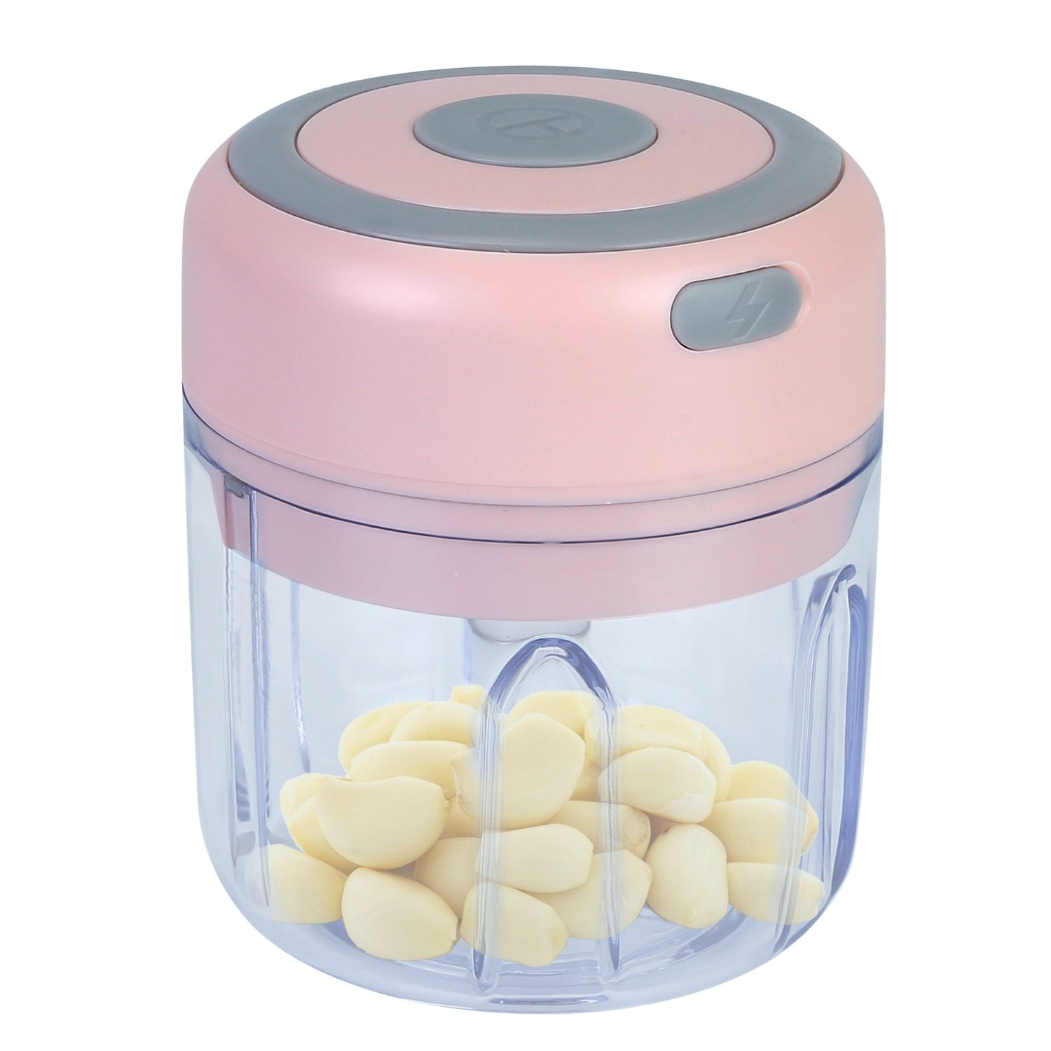 Mini Electric Garlic Chopper – Cordless 8.45oz Rechargeable Food Chopper for Vegetables & Meat