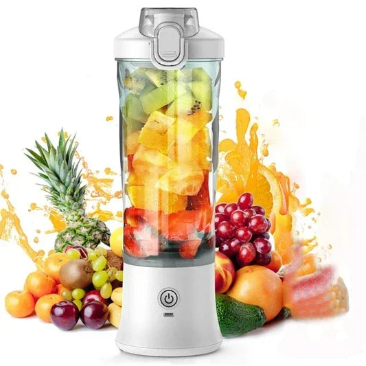 Portable Blender 600ML – USB Rechargeable Smoothie Maker, 4000mAh Mini Juicer Cup