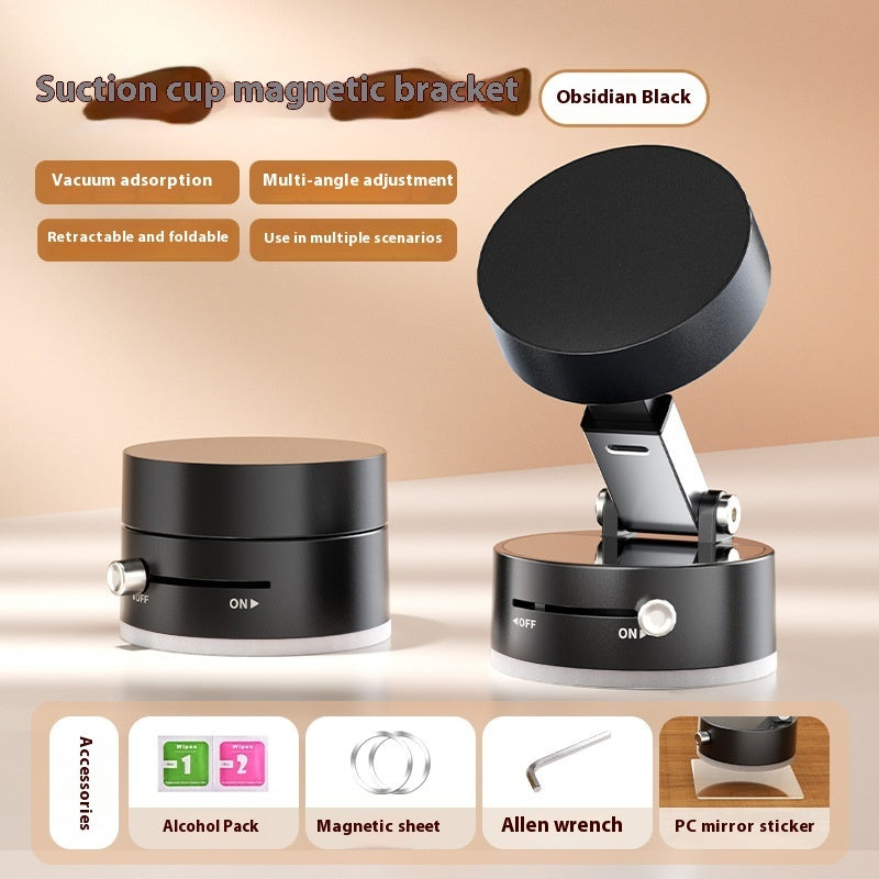 Foldable Magnetic Car Phone Holder – Strong Suction Cup, Hands-Free Mount for Smartphones